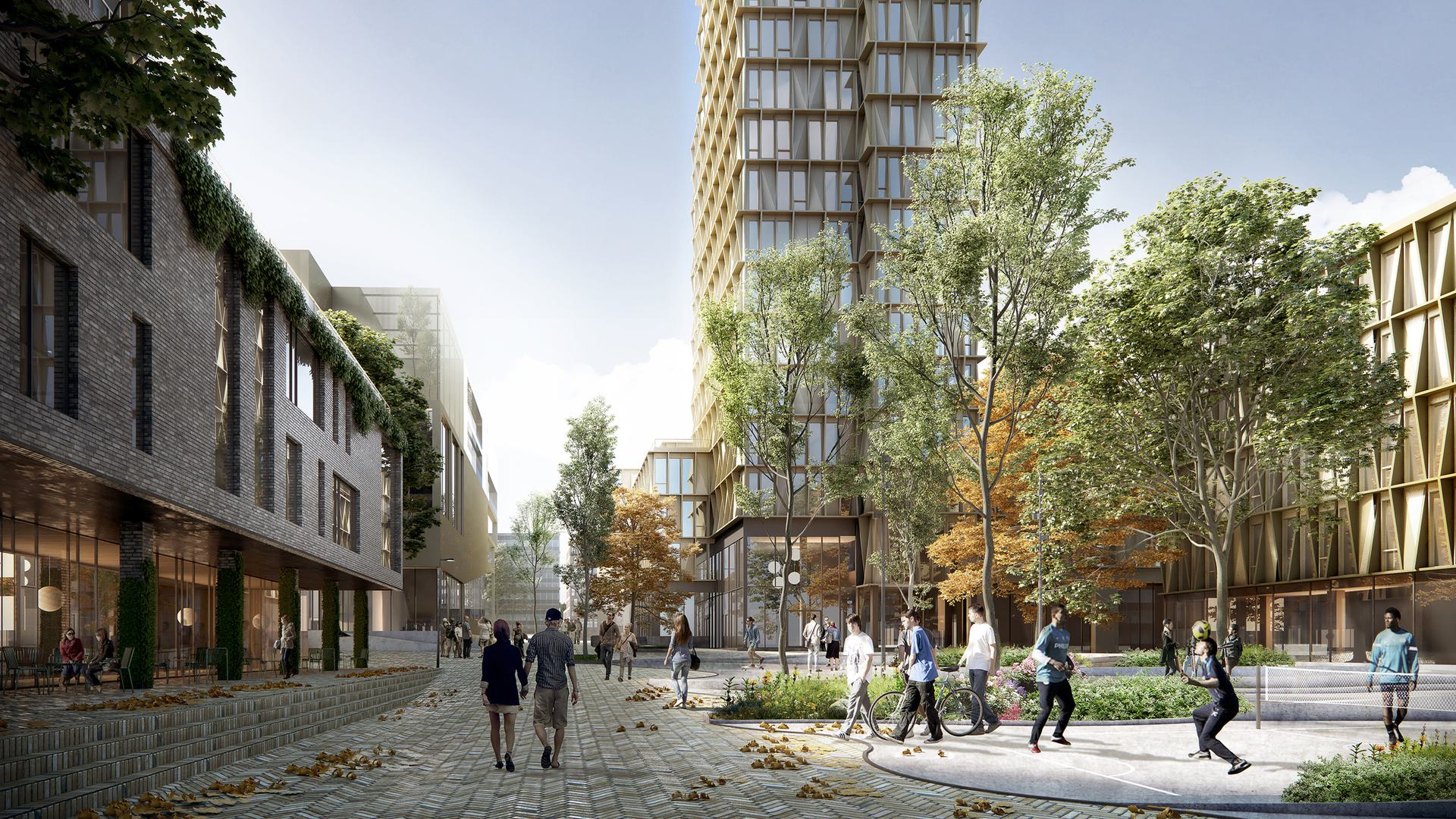 AART Katrinebjerg Campus Pladsen Low