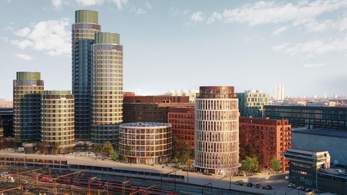 Almene boliger i Postbyen i København | 91 nye boliger