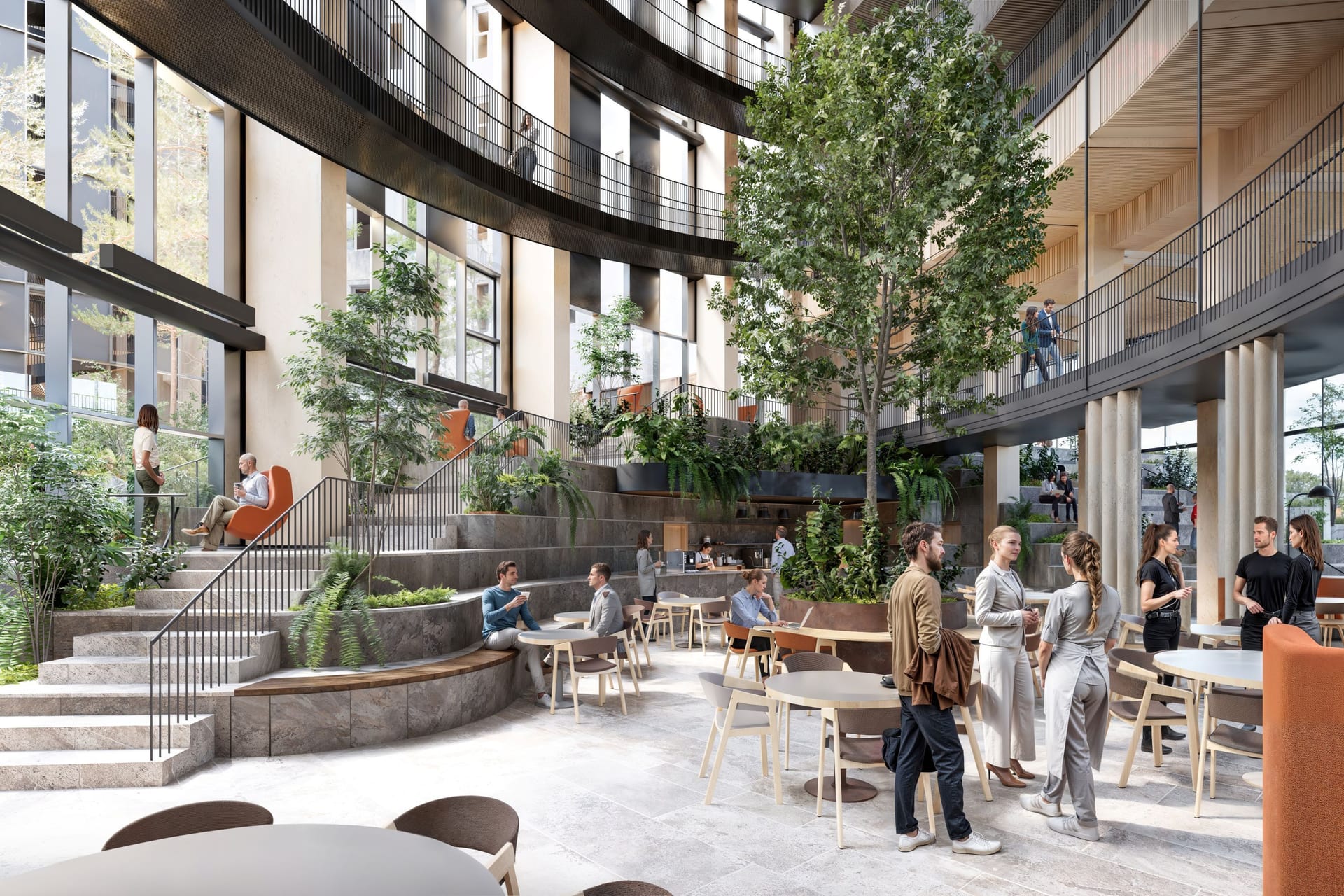 05 Grundfos Global Headquarters atrium AART small