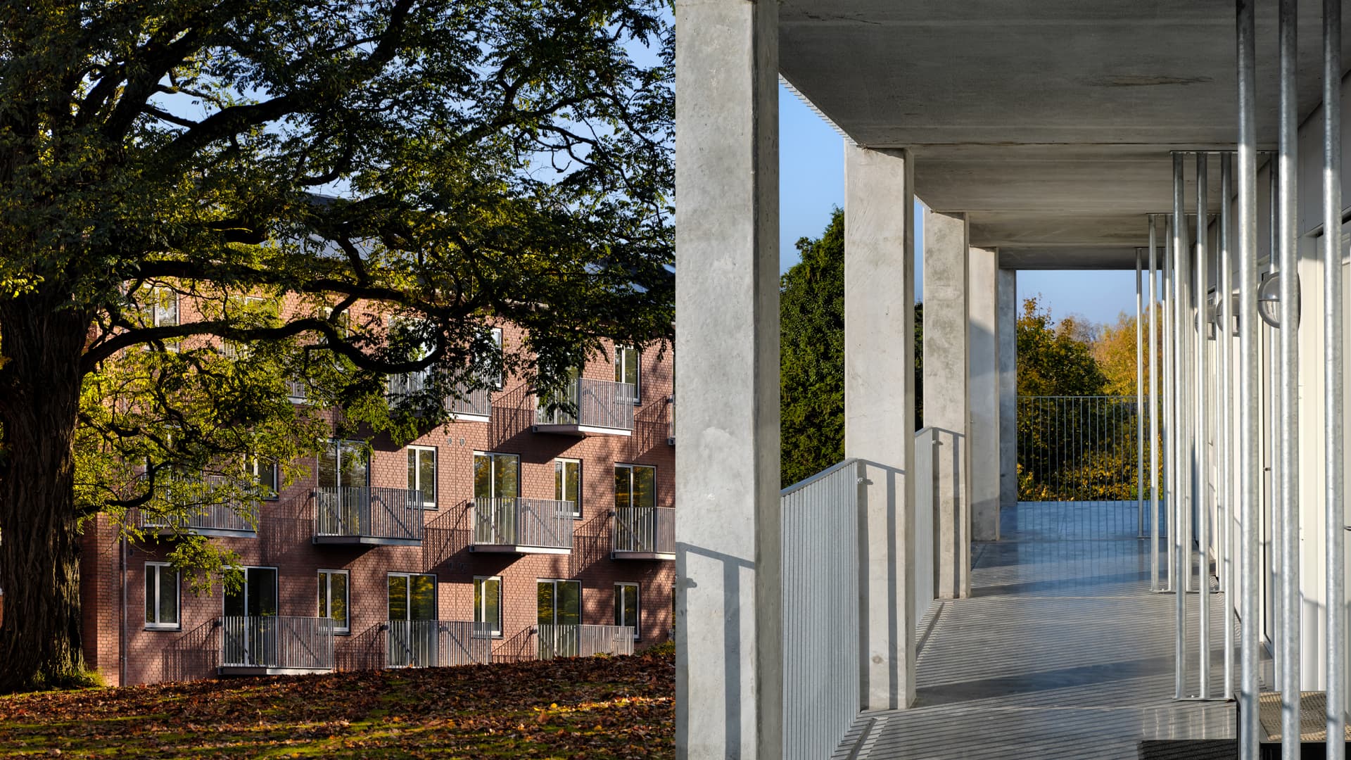 The public housing area of Frederiksborgvænget has been completely renovated to preserve and future-proof the old buildingse